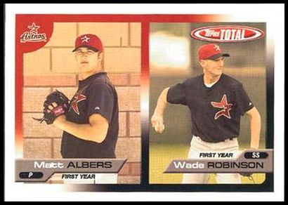 734 Matt Albers Wade Robinson RC